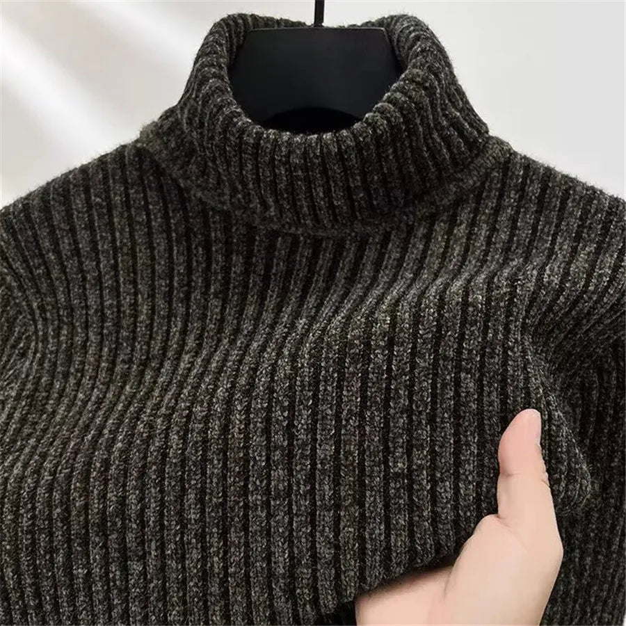 LAURENT MONACO | PULL COL ROULÉ POUR HOMME