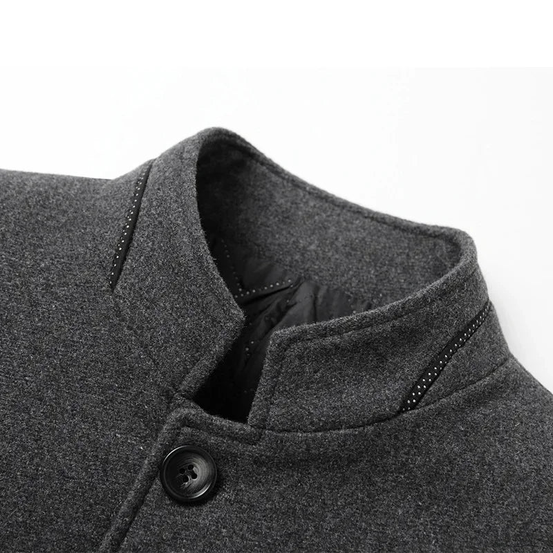 LAURENT MONACO | MANTEAU EN LAINE POUR HOMME