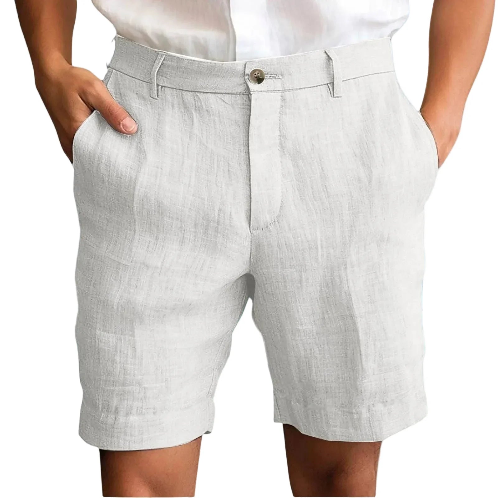 LAURENT MONACO | SHORT EN LIN POUR HOMMES