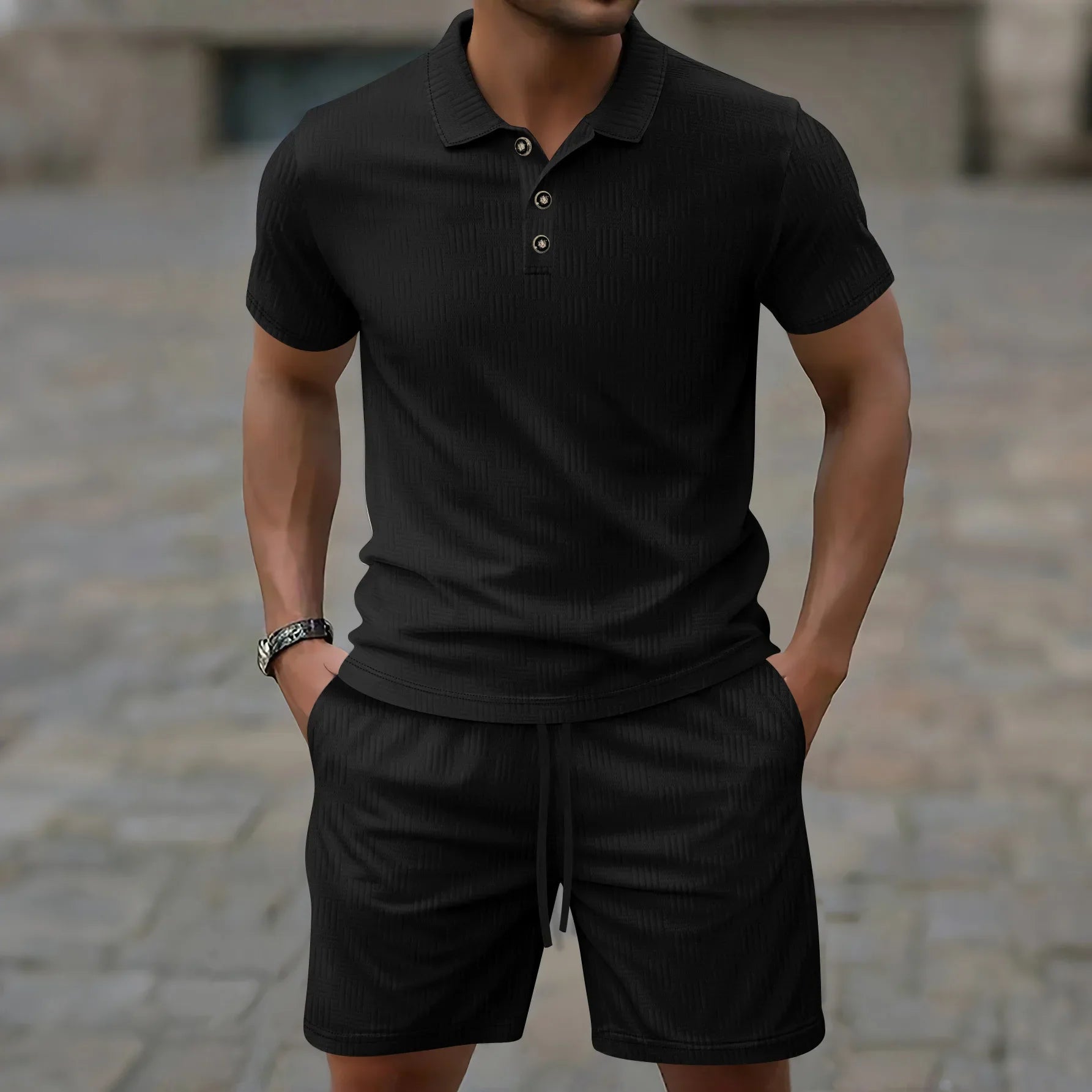 LAURENT MONACO | ENSEMBLE POLO D'ÉTÉ POUR HOMMES