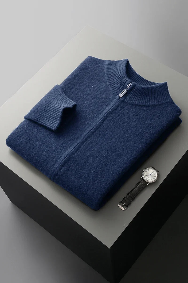LAURENT MONACO | GILET DE LUXE EN LAINE DE CACHEMIRE PREMIUM