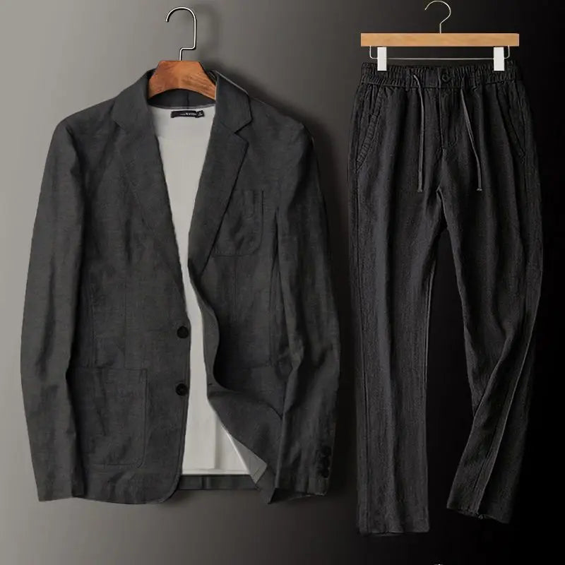 LAURENT MONACO | ENSEMBLE LIN COTON HOMME