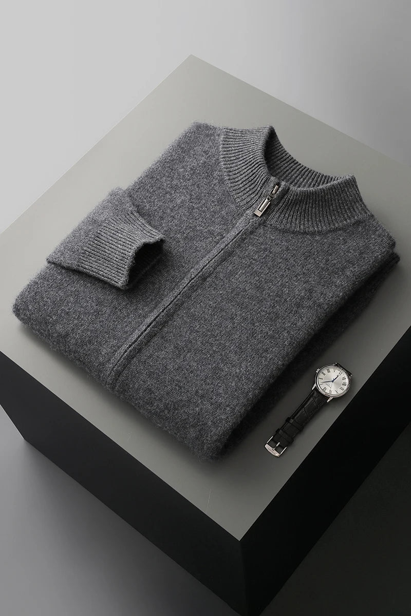 LAURENT MONACO | GILET DE LUXE EN LAINE DE CACHEMIRE PREMIUM