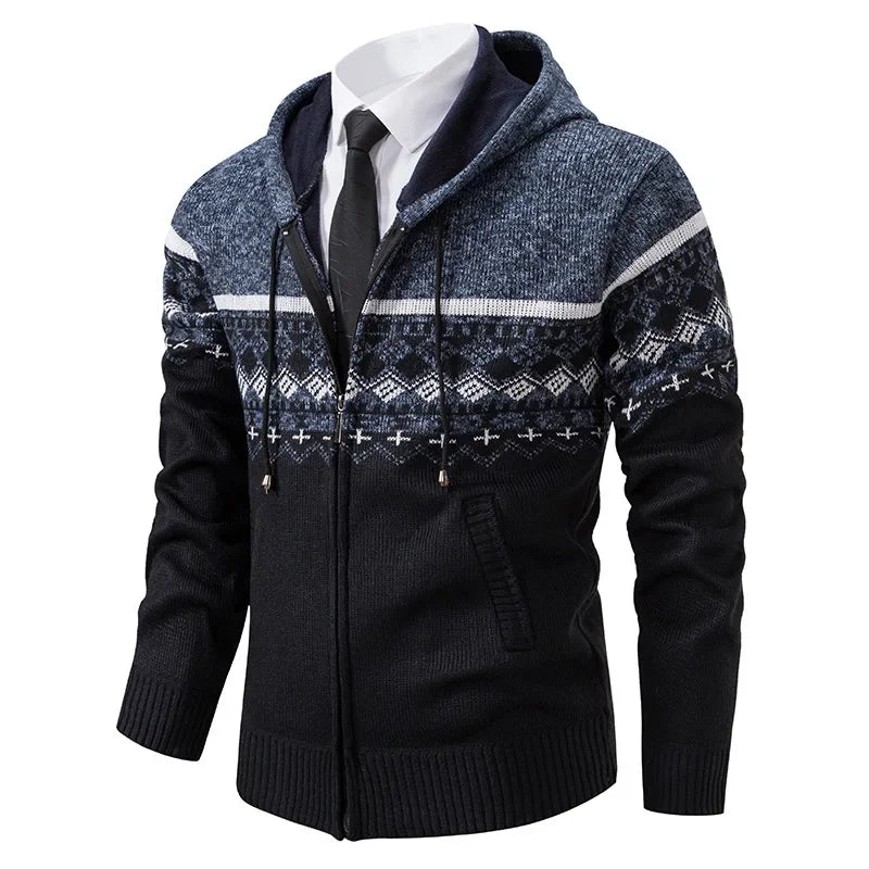 LAURENT MONACO | VESTE ETHNIQUE EN MAILLE POUR HOMMES