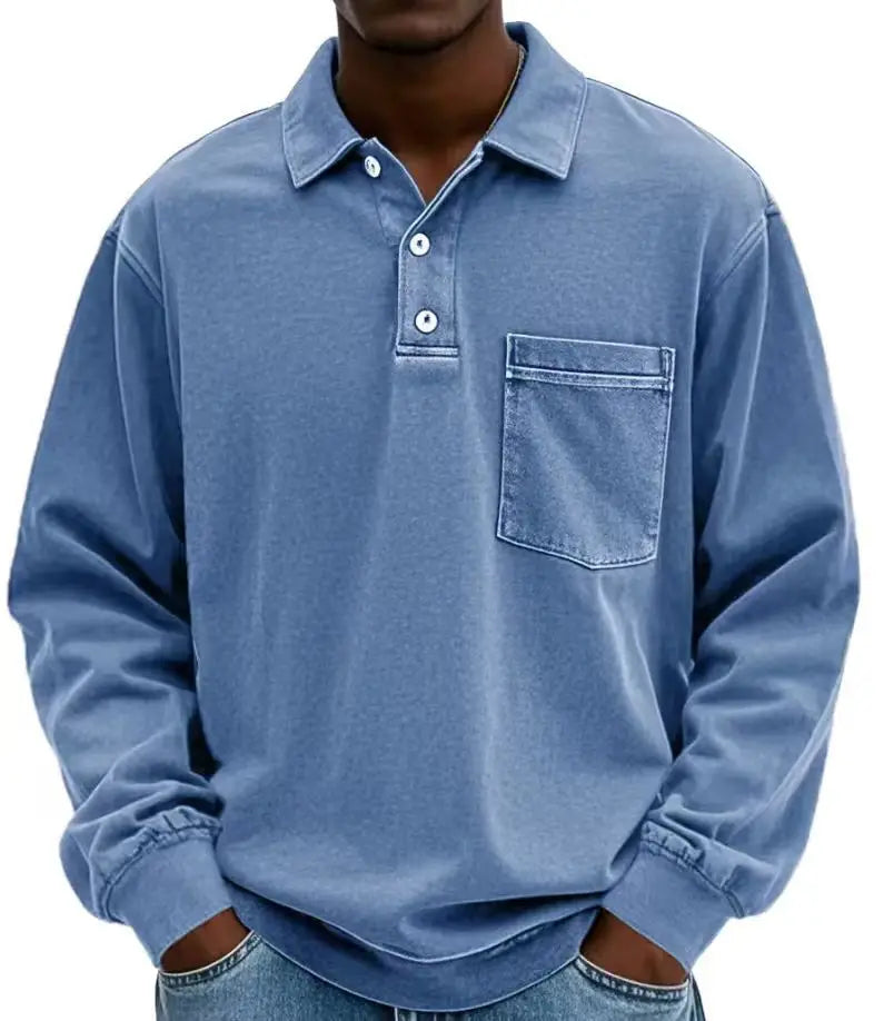 LAURENT MONACO | POLO LONG CLASSIQUE POUR HOMMES