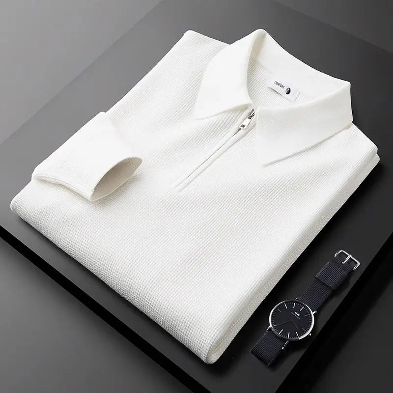 LAURENT MONACO | SWEAT CLASSIQUE EN MAILLE WAFFLE POUR HOMME