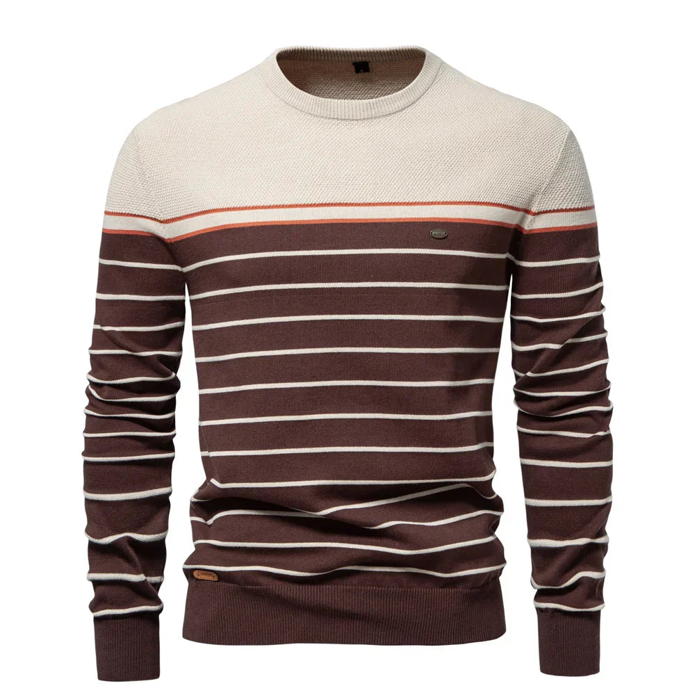 LAURENT MONACO | PULL HOMME À RAYURES