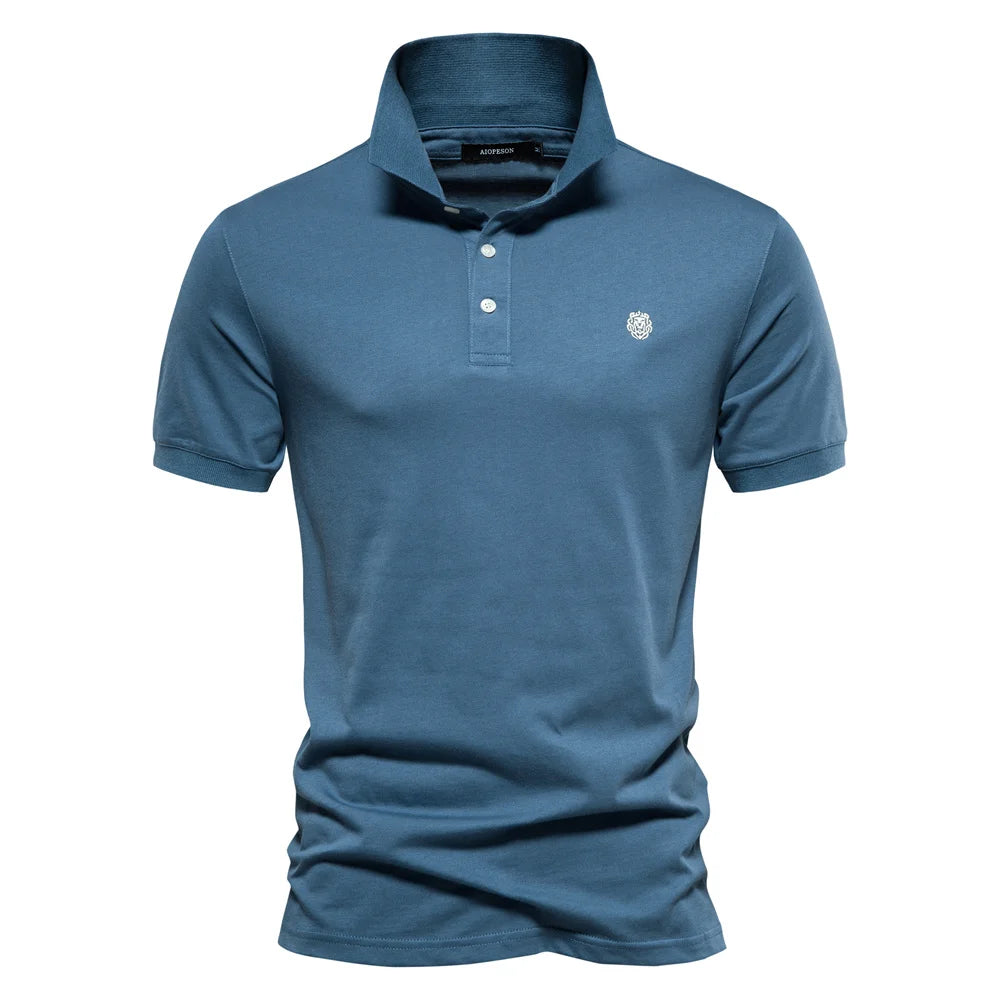 LAURENT MONACO | POLO FORMAL BRODÉ POUR HOMME