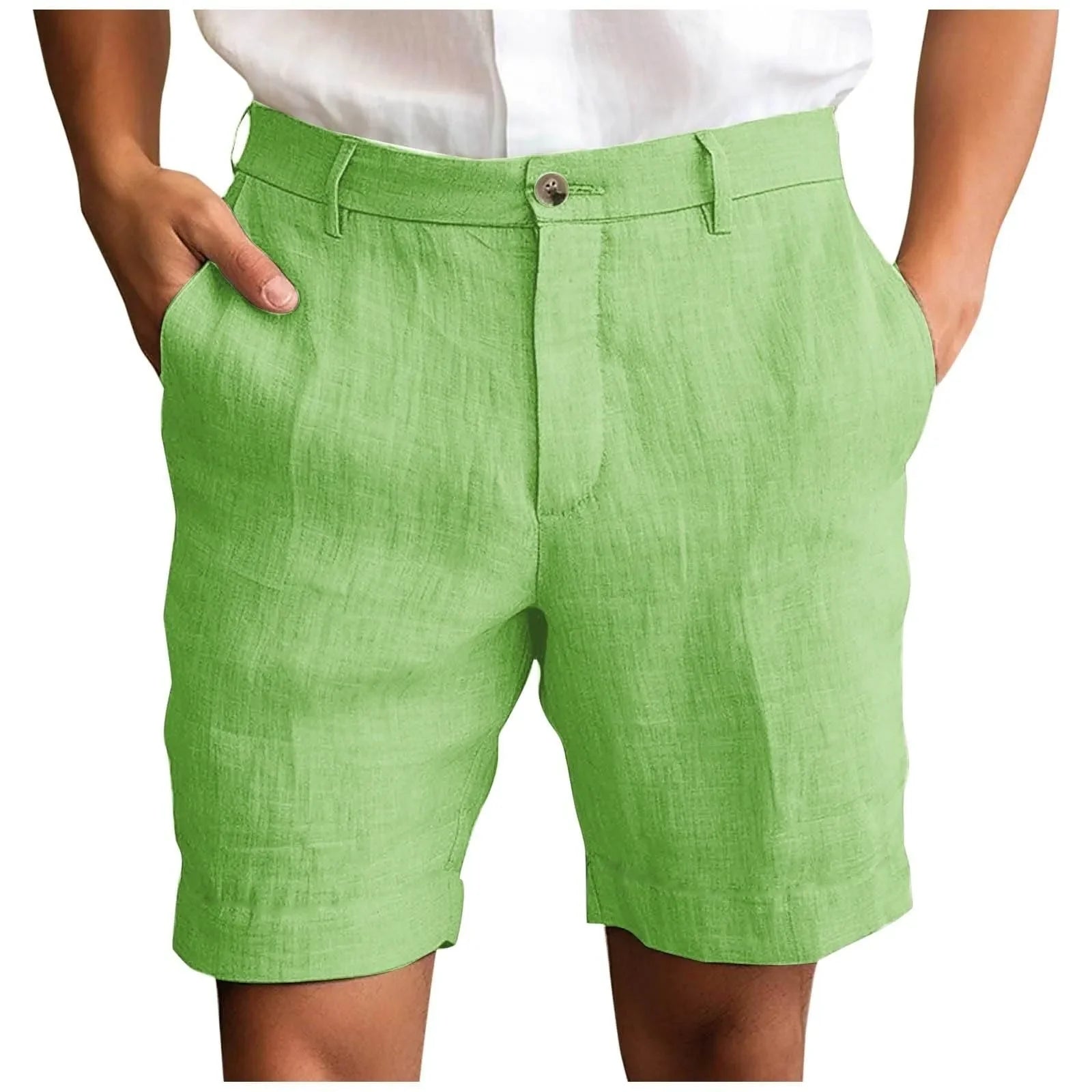 LAURENT MONACO | SHORT EN LIN POUR HOMMES