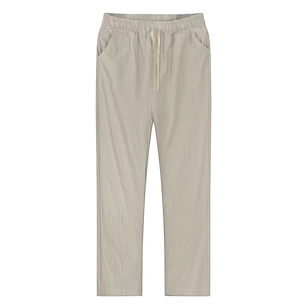 LAURENT MONACO | PANTALON DE RUE EN LIN POUR HOMME