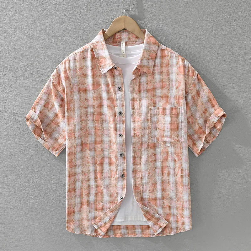 LAURENT MONACO | CHEMISE À CARREAUX RÉTRO POUR HOMMES