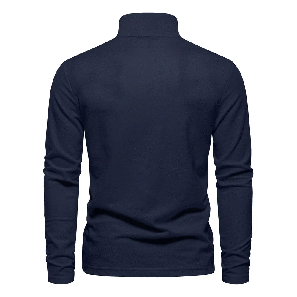 LAURENT MONACO | T-SHIRT À MANCHES LONGUES ET COL POUR HOMMES