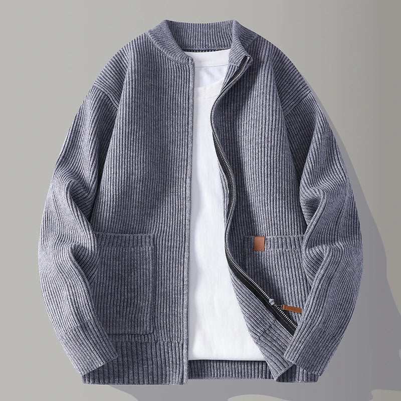 LAURENT MONACO | VESTE EN MAILLE TEXTURÉE | POUR HOMMES