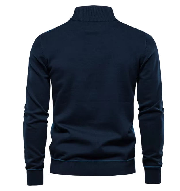 LAURENT MONACO | PULL HOMME AVEC MI-ZIP
