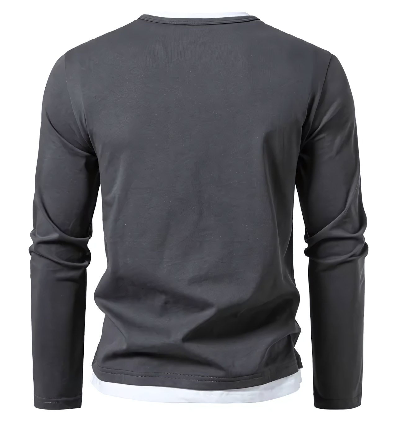 LAURENT MONACO | T-SHIRT À MANCHES LONGUES EN COTON PEIGNÉ PREMIUM