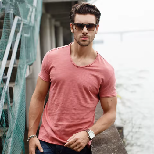 LAURENT MONACO | TEE-SHIRT EN COTON COUPE MODERNE POUR HOMME
