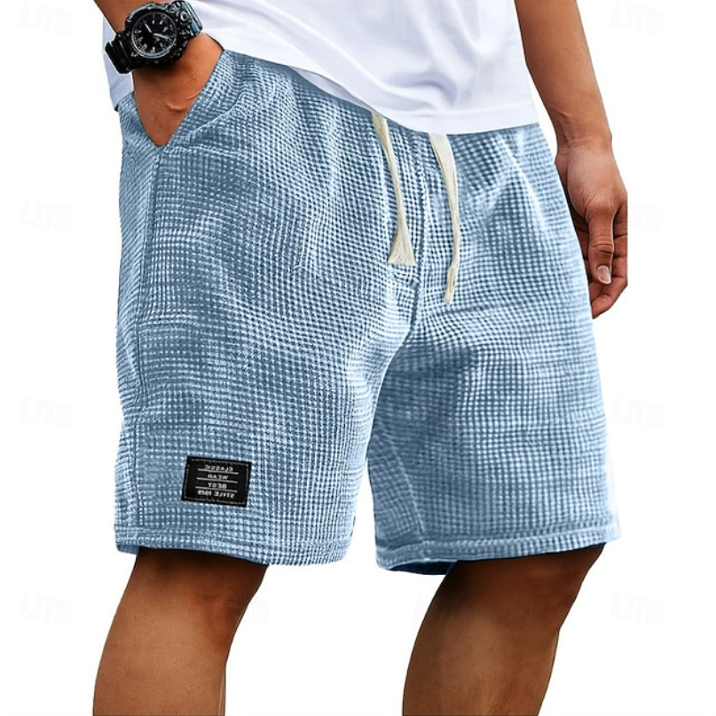LAURENT MONACO | SHORT À TEXTURE GAUFRE POUR HOMMES
