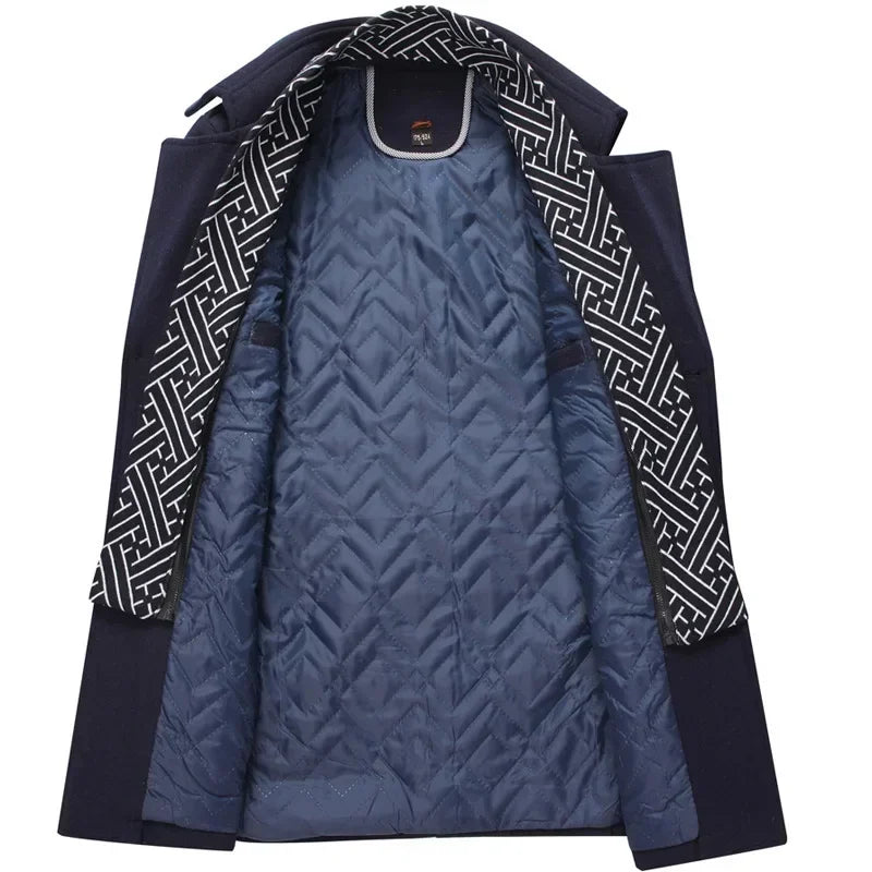 LAURENT MONACO | MANTEAU D'HIVER EN LAINE POUR HOMME
