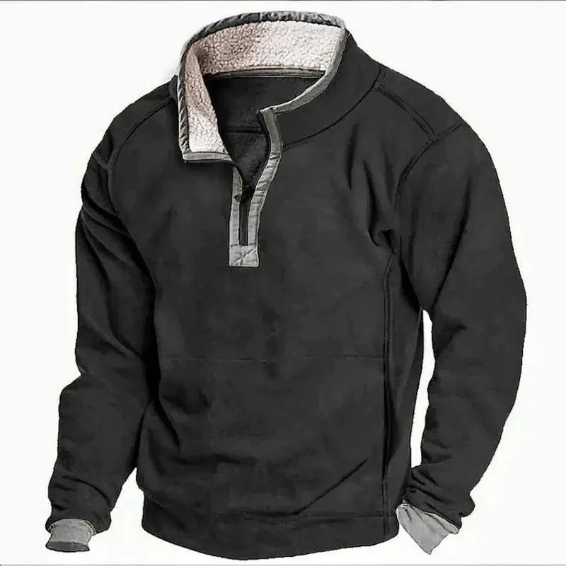 LAURENT MONACO | PULL ZIPPÉ D'HIVER COSY POUR HOMMES