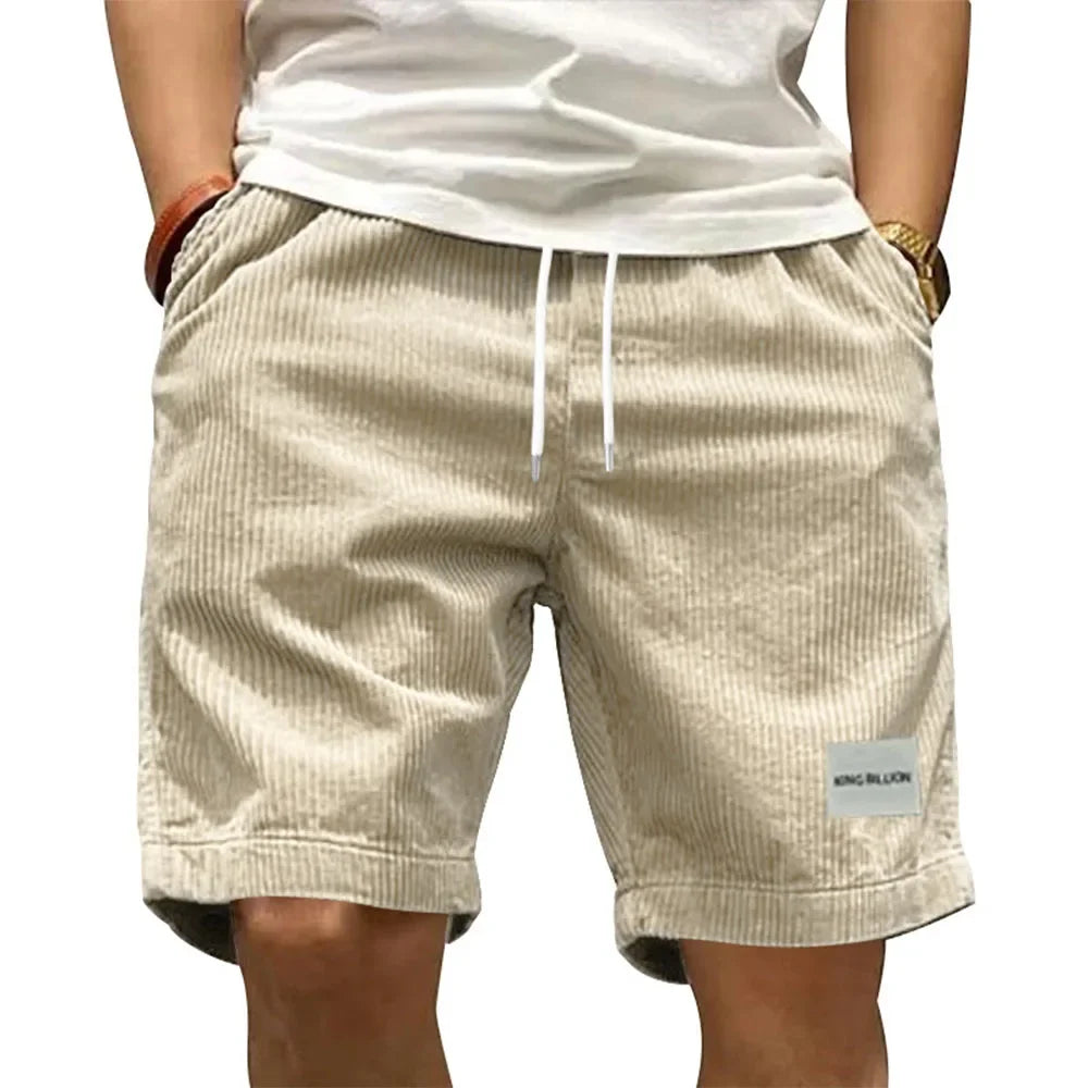 LAURENT MONACO | SHORTS CARGO EN CORDUROY POUR HOMMES