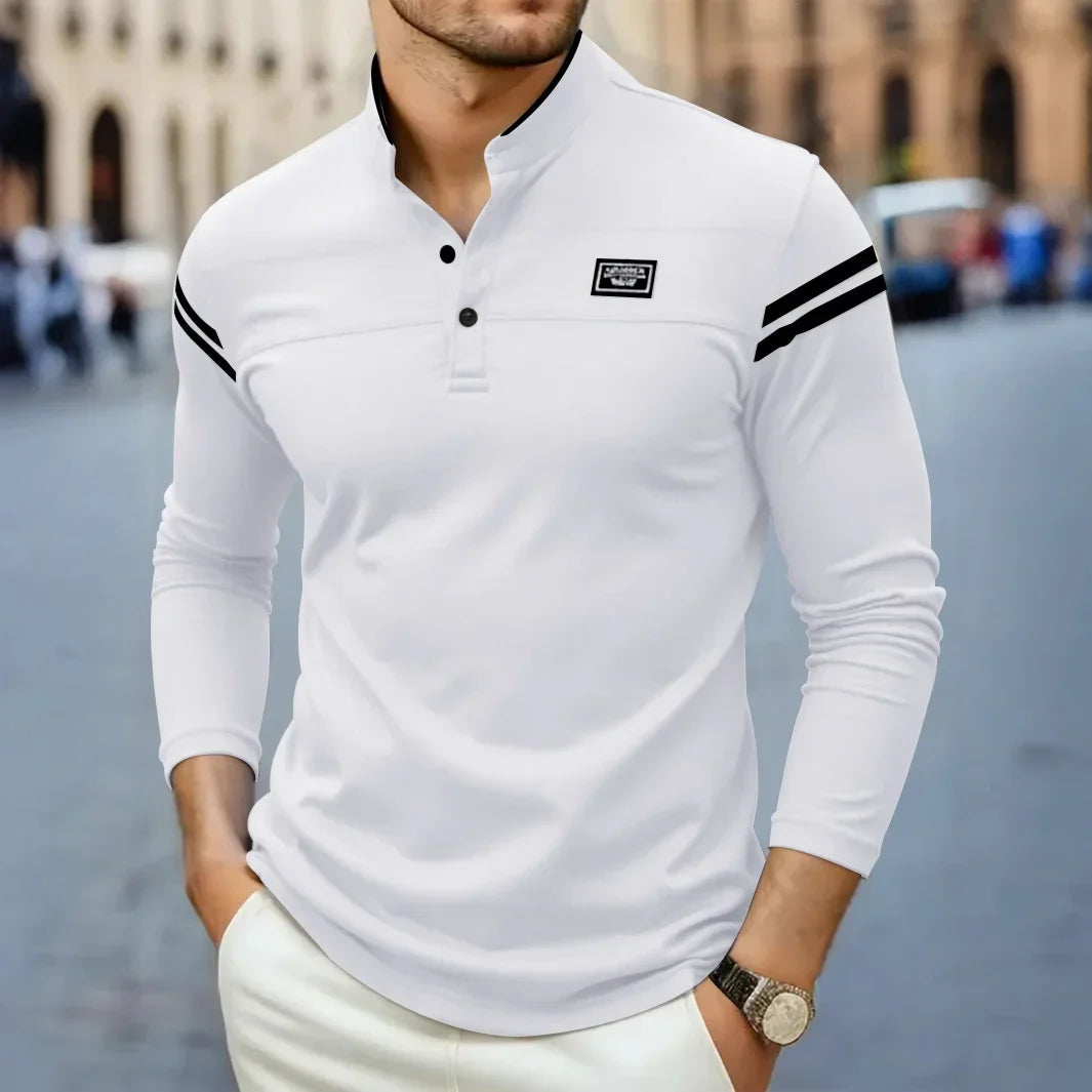 LAURENT MONACO | T-SHIRT À MANCHES LONGUES MODERNE POUR HOMME