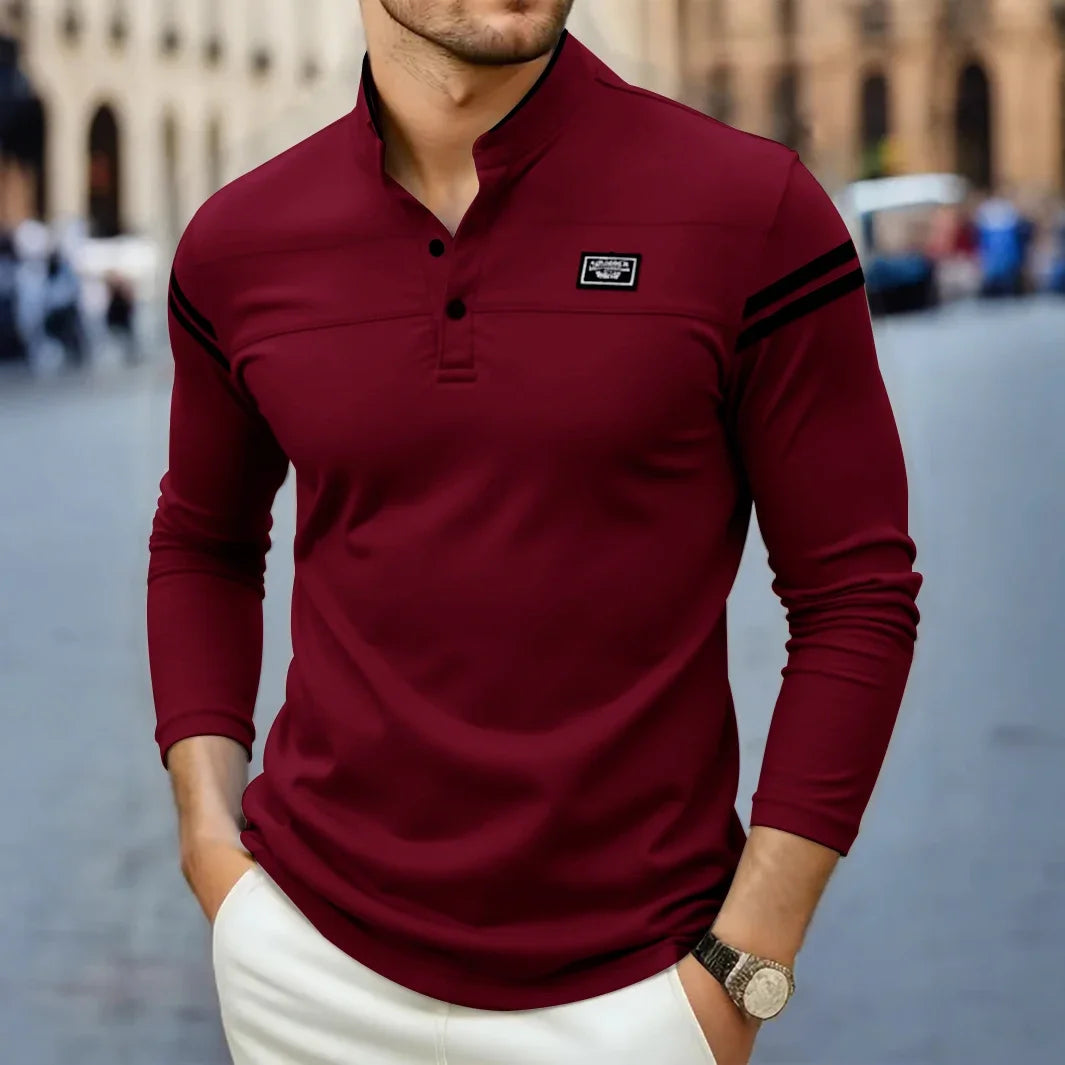 LAURENT MONACO | T-SHIRT À MANCHES LONGUES MODERNE POUR HOMME