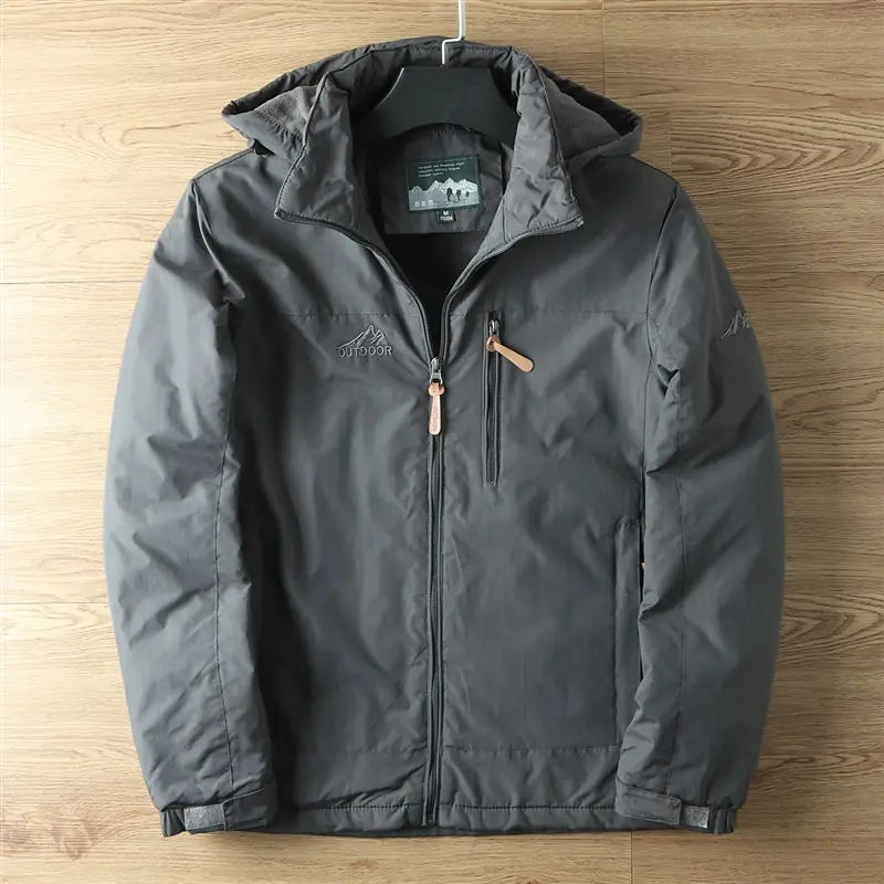 LAURENT MONACO | VESTE DE PLEIN AIR À CAPUCHE POUR HOMMES