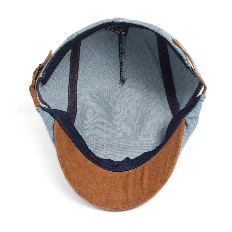 LAURENT MONACO | CASQUETTE EN DENIM POUR HOMMES