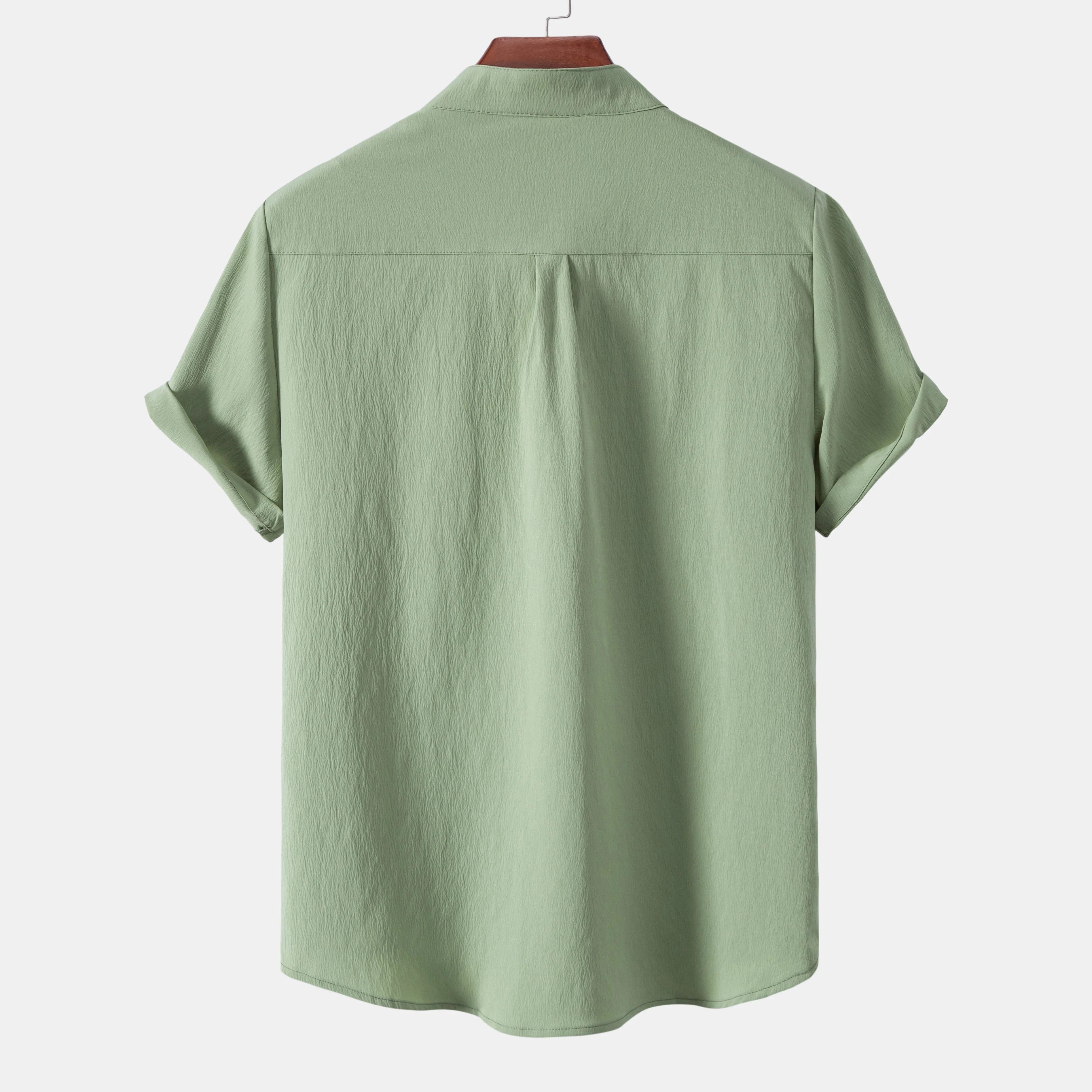 LAURENT MONACO | CHEMISE CLASSIQUE À MANCHES COURTES POUR HOMMES
