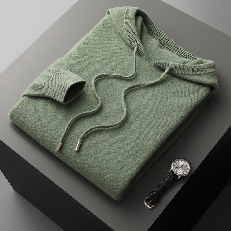 LAURENT MONACO | SWEAT À CAPUCHE MOELLEUX ET ÉLÉGANT POUR HOMME