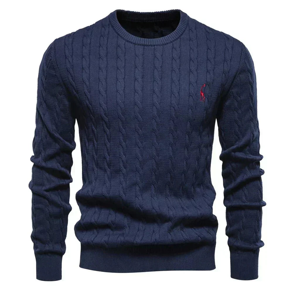 LAURENT MONACO | PULL À MAILLES TRESSÉES POUR HOMMES
