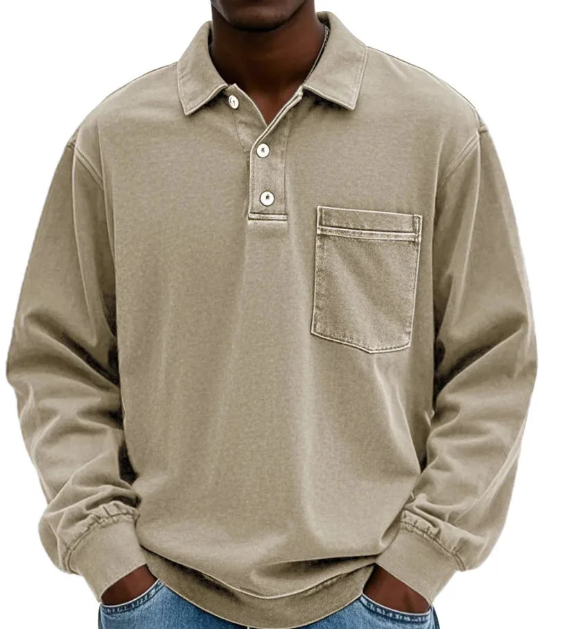 LAURENT MONACO | POLO LONG CLASSIQUE POUR HOMMES