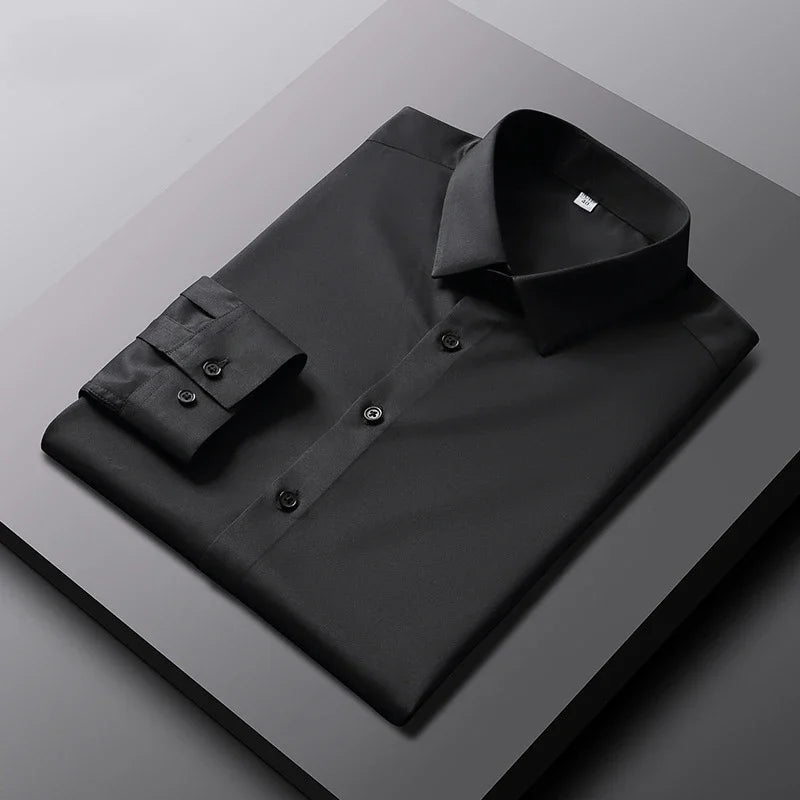 LAURENT MONACO | CHEMISE FORMELLE À MANCHES LONGUES POUR HOMMES