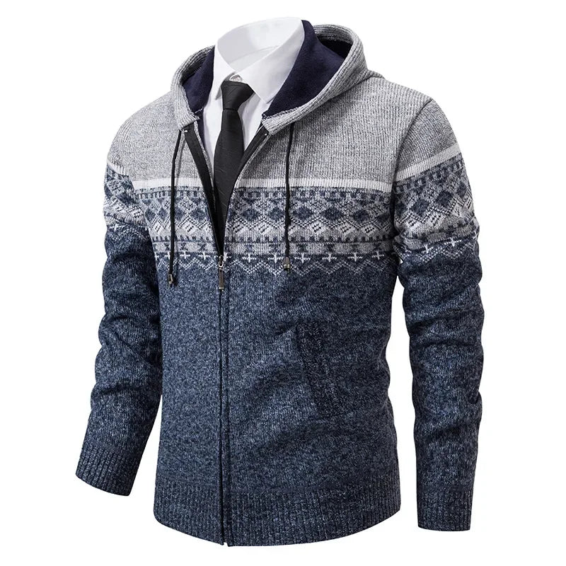 LAURENT MONACO | VESTE ETHNIQUE EN MAILLE POUR HOMMES