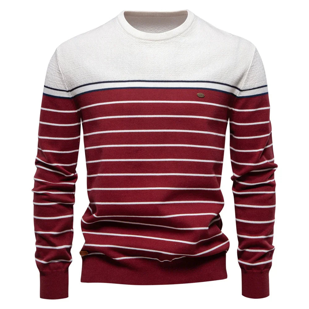 LAURENT MONACO | PULL HOMME À RAYURES