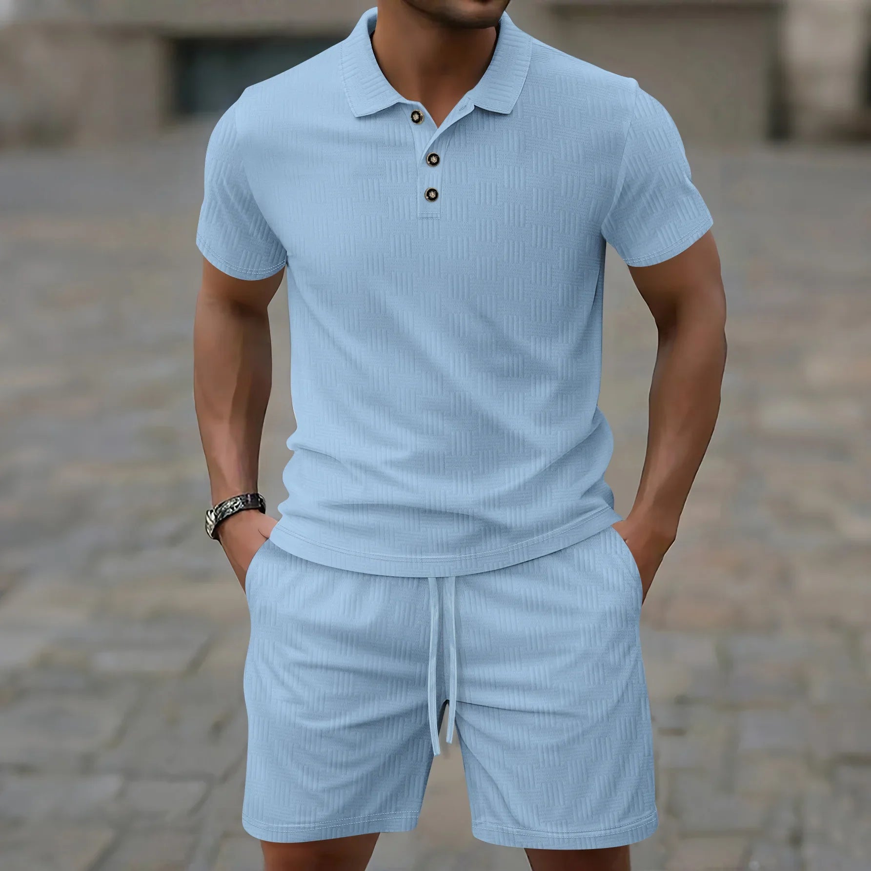 LAURENT MONACO | ENSEMBLE POLO D'ÉTÉ POUR HOMMES
