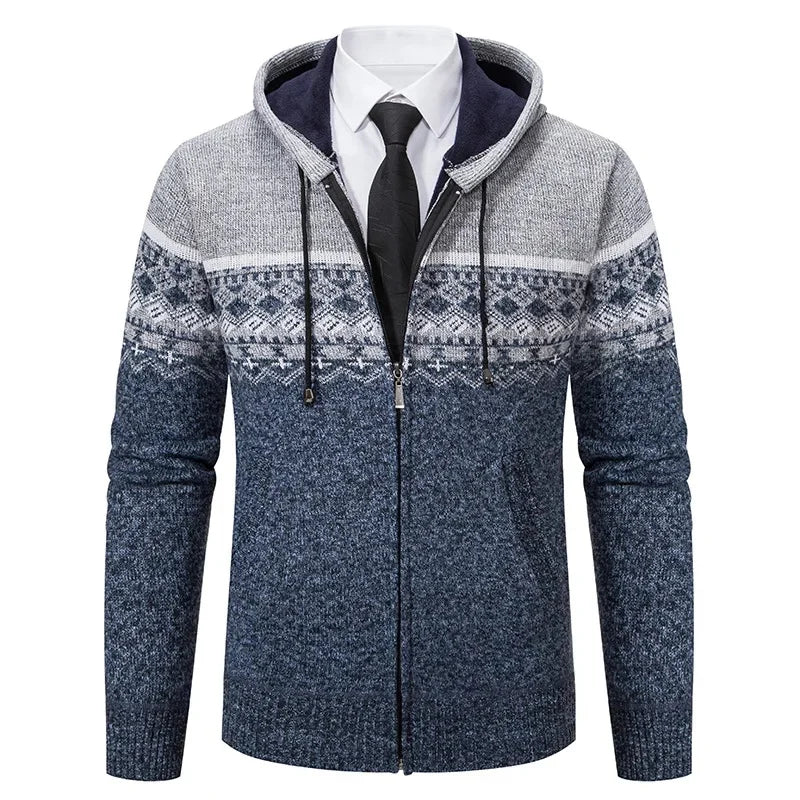 LAURENT MONACO | VESTE ETHNIQUE EN MAILLE POUR HOMMES