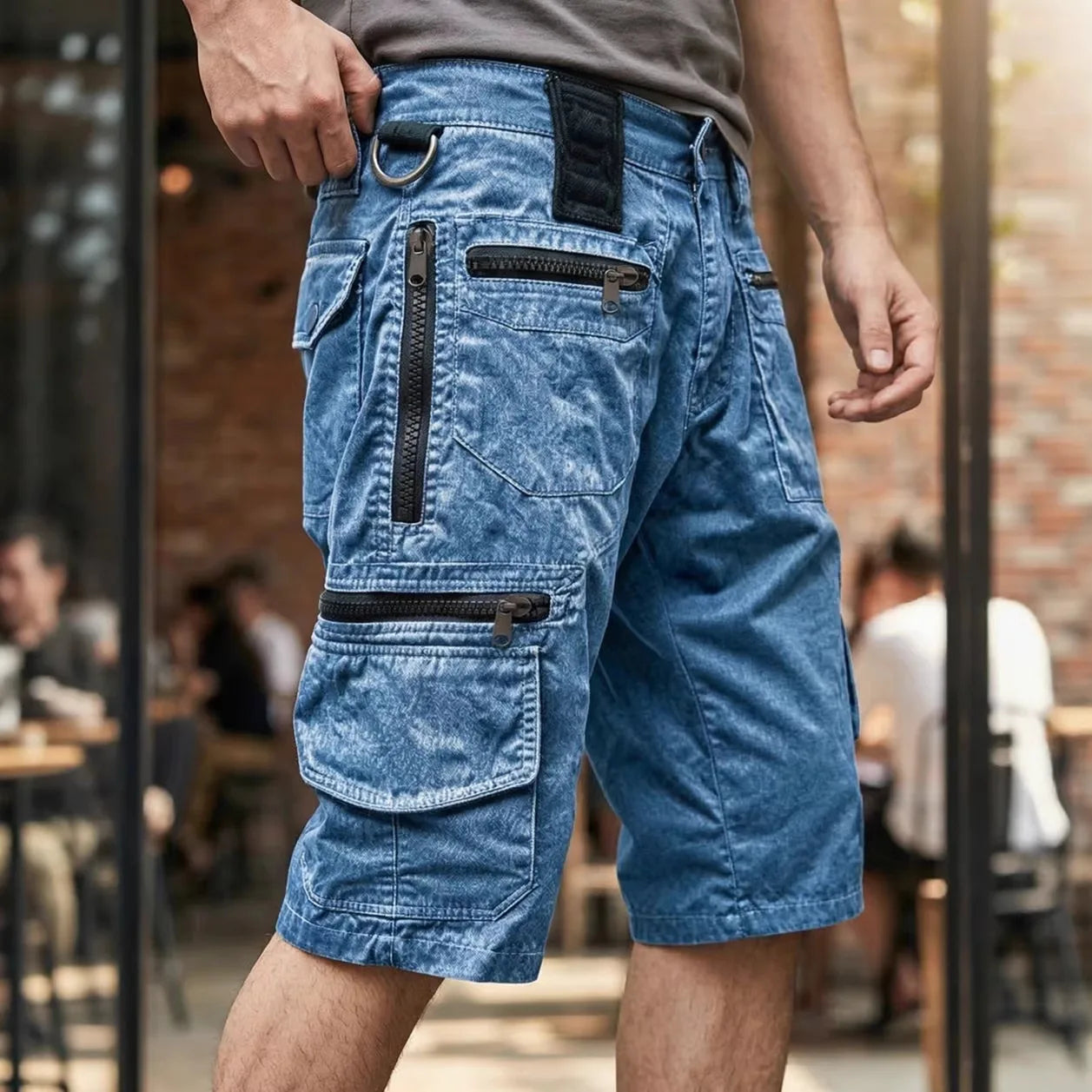 LAURENT MONACO | SHORTS CARGO FONCTIONNELS POUR HOMMES