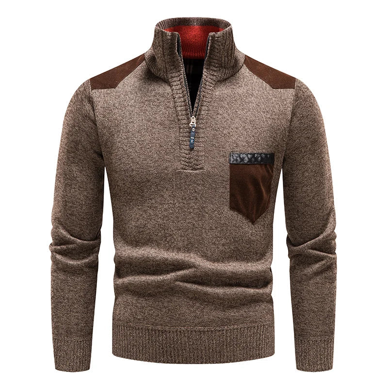LAURENT MONACO | PULL HOMME EN POLAIRE AVEC ZIP