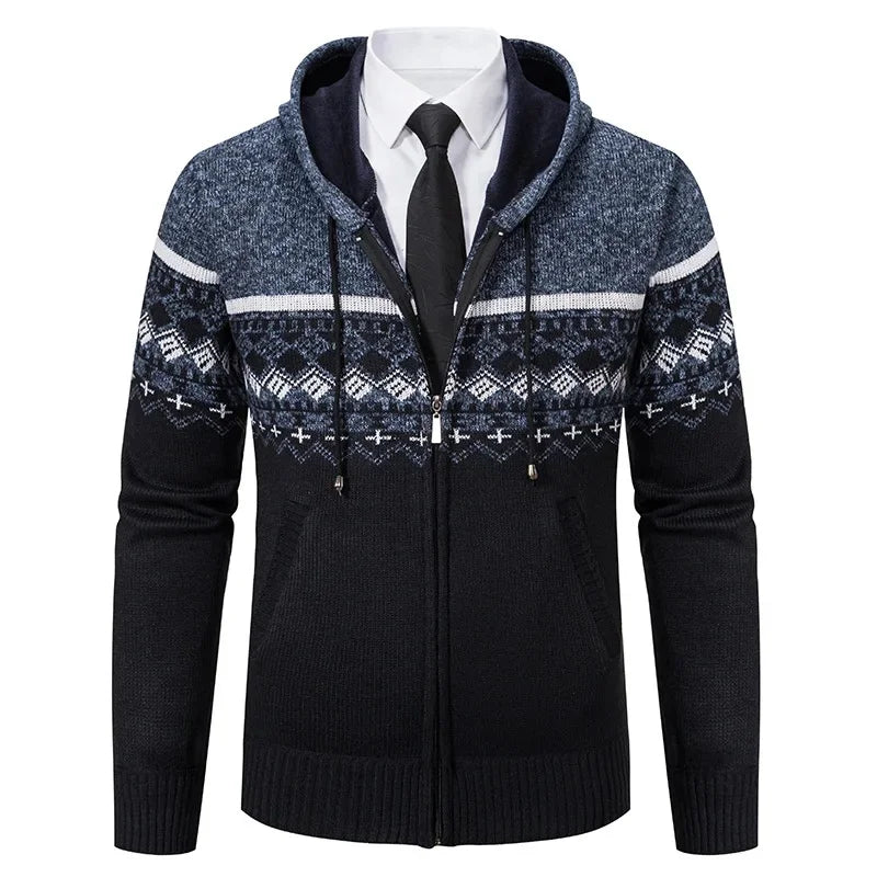 LAURENT MONACO | VESTE ETHNIQUE EN MAILLE POUR HOMMES