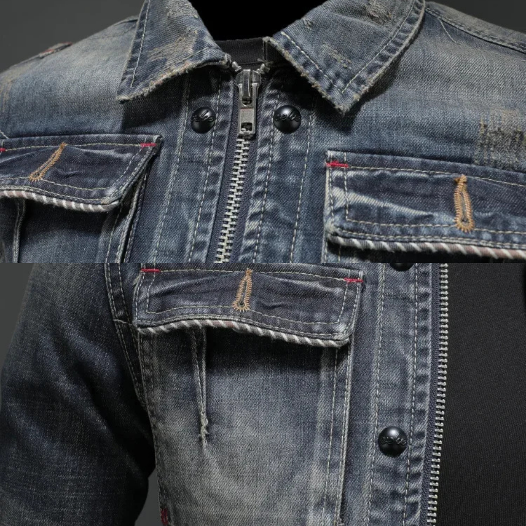 LAURENT MONACO | VESTE EN JEAN ÉLÉGANTE POUR HOMME