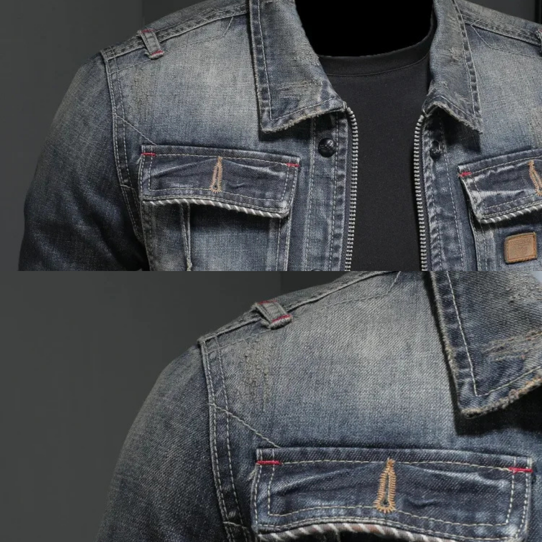 LAURENT MONACO | VESTE EN JEAN ÉLÉGANTE POUR HOMME
