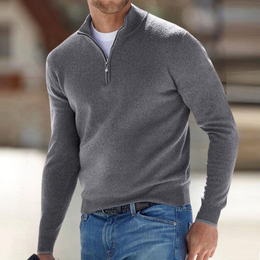 LAURENT MONACO | PULL ZIPPÉ POUR HOMME