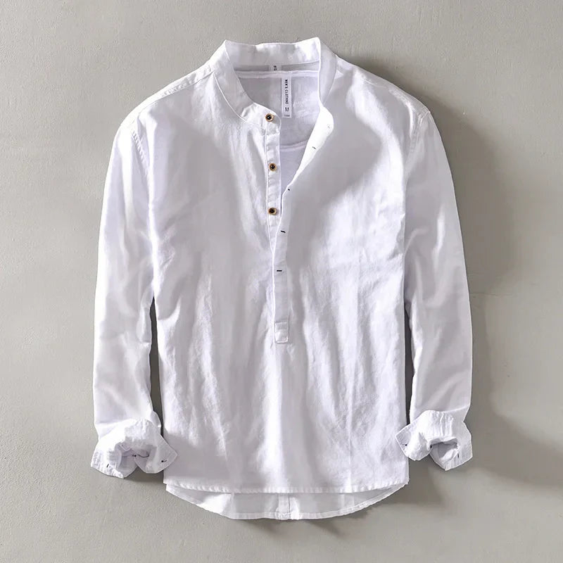 LAURENT MONACO | CHEMISE EN LIN POUR HOMME