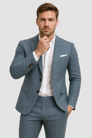 LAURENT MONACO | ENSEMBLE COSTUME LIN POUR HOMMES