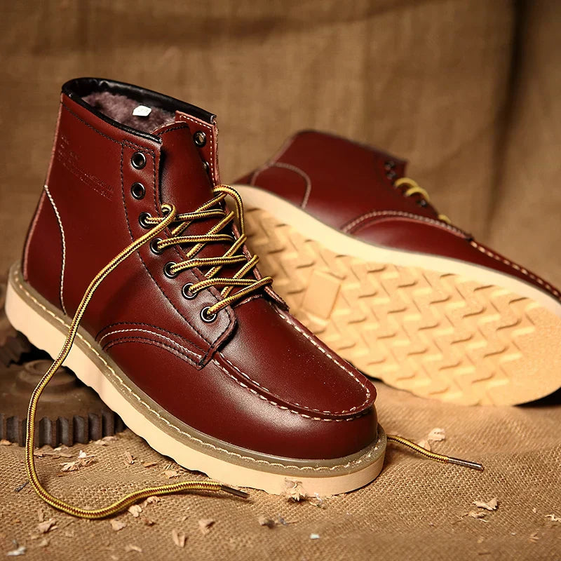 LAURENT MONACO | BOTTES EN CUIR VÉRITABLE RÉTRO