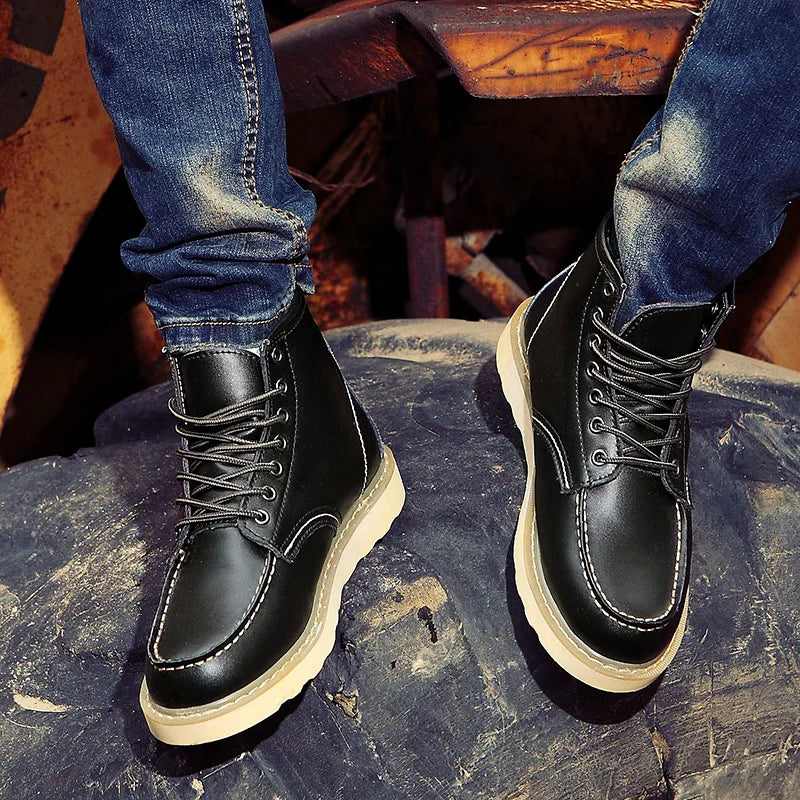 LAURENT MONACO | BOTTES EN CUIR VÉRITABLE RÉTRO