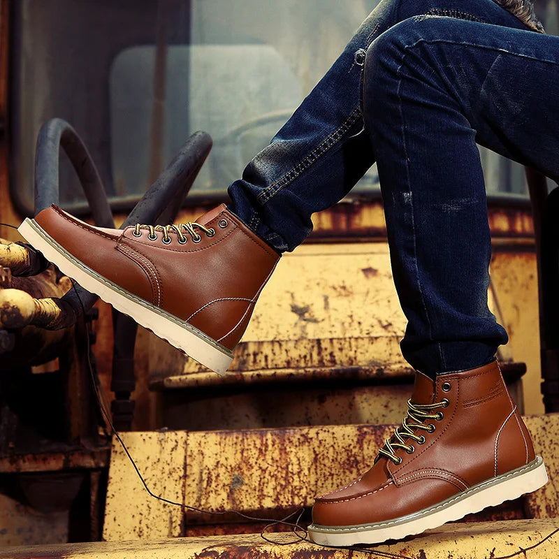 LAURENT MONACO | BOTTES EN CUIR VÉRITABLE RÉTRO