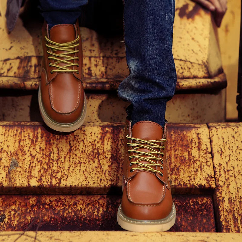 LAURENT MONACO | BOTTES EN CUIR VÉRITABLE RÉTRO