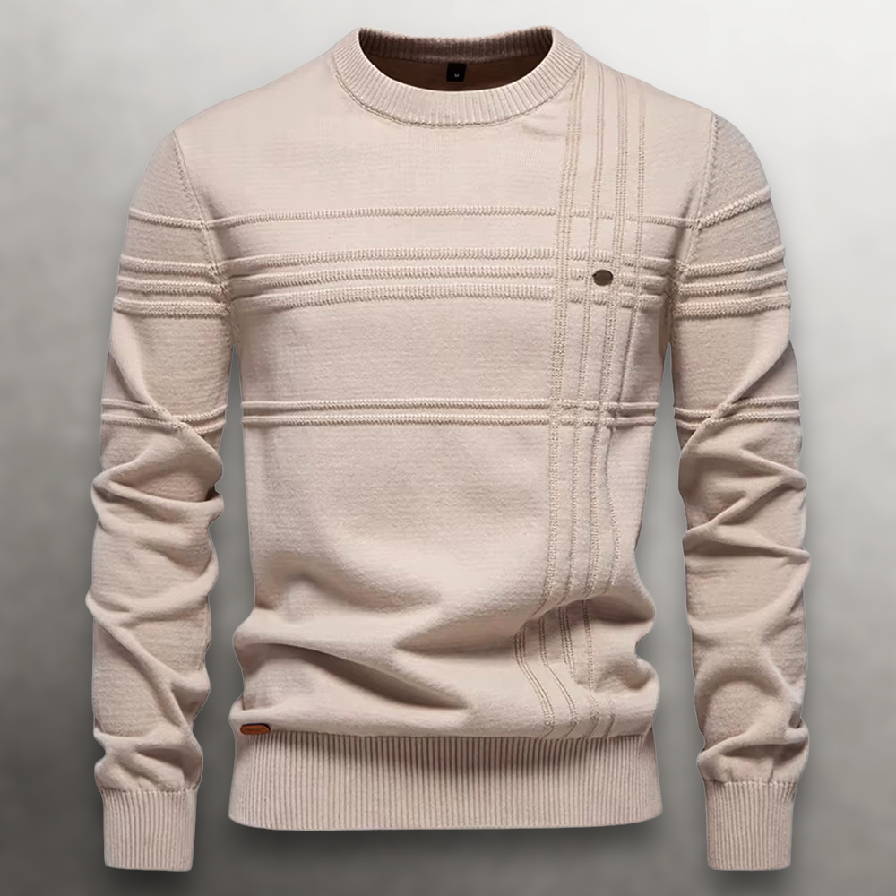 LAURENT MONACO | PULL EN COTON TEXTURÉ POUR HOMMES
